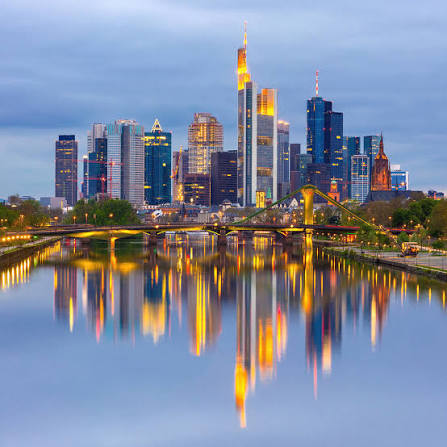 Germany 17 Frankfurt skyline